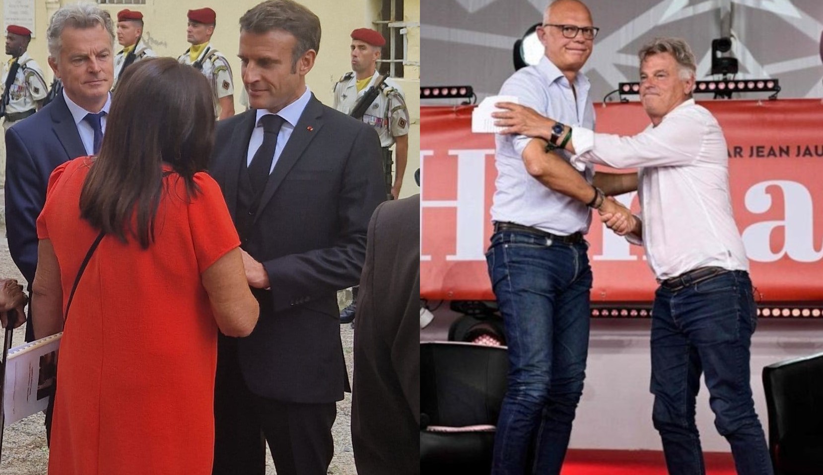 Roussel Philippe macron