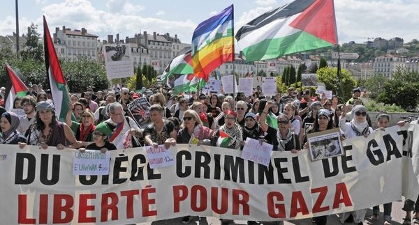 manif gaza cessez feu