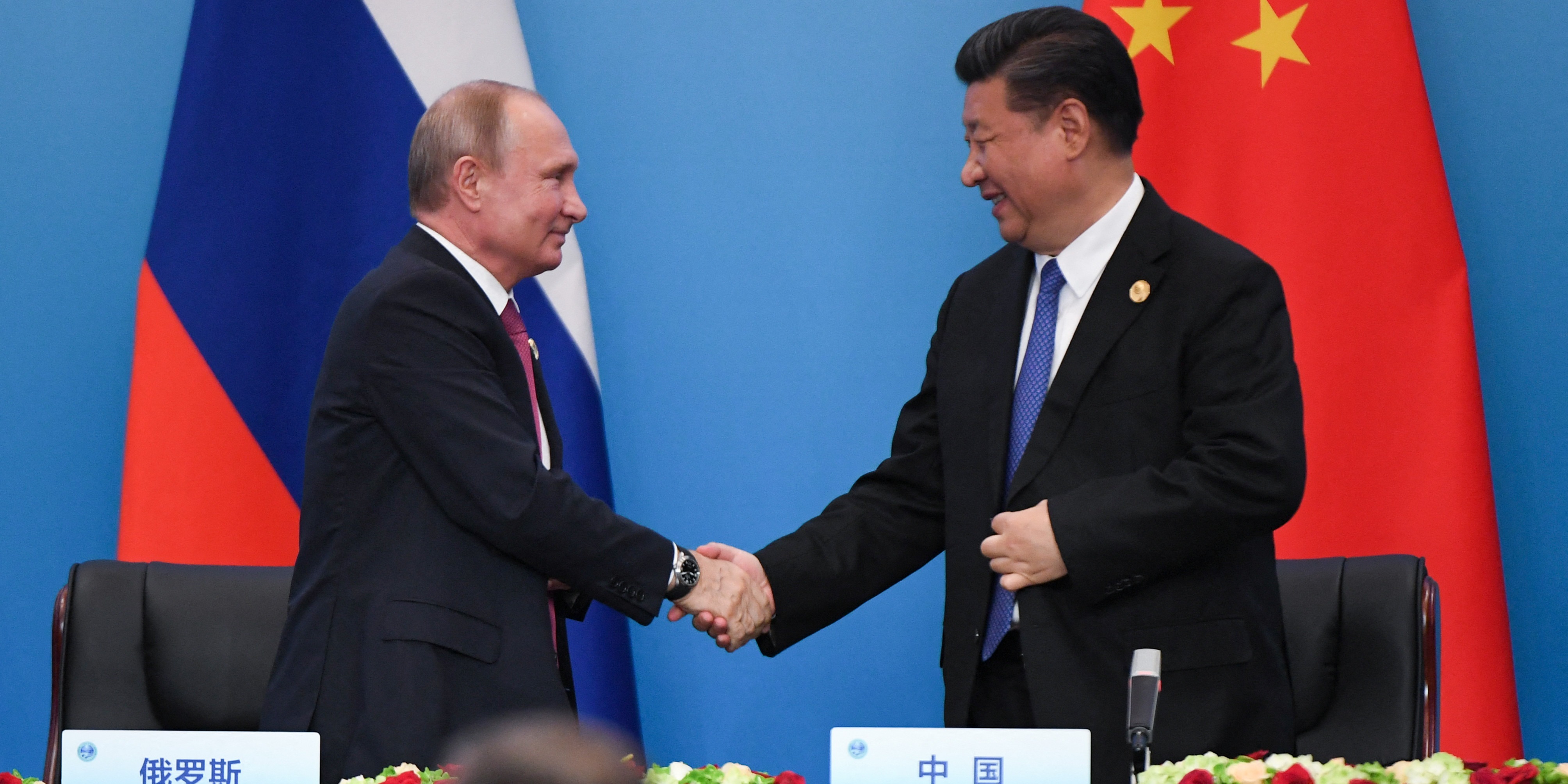 Vladimir Poutine et Xi Jinping