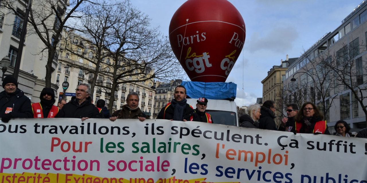 manif banderole CGT75