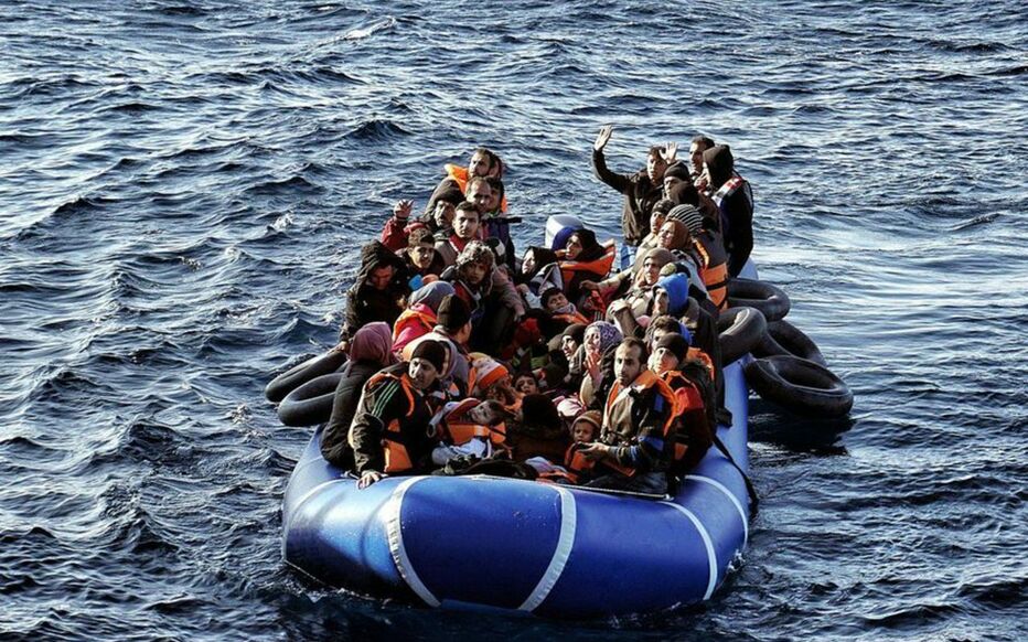 migrants sur bateau