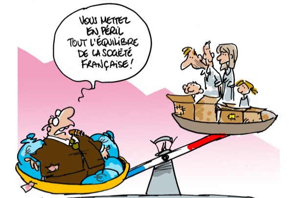 salaire riche pauvre